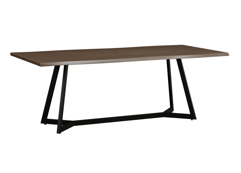 Amish Uptown Steel Base Dining Table - 281-452-QXYIB