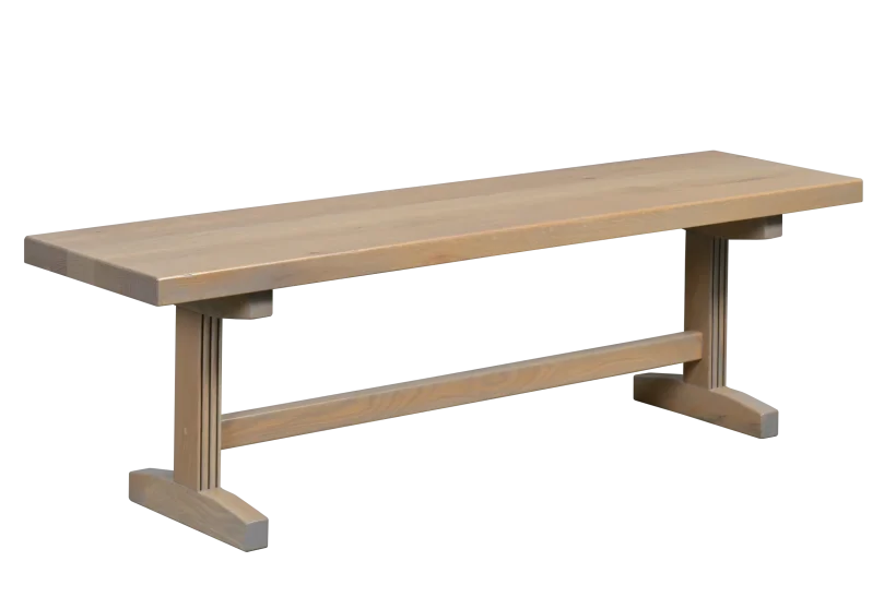 Amish Provence Solid Hardwood Dining Bench - 281-509-YBKZE