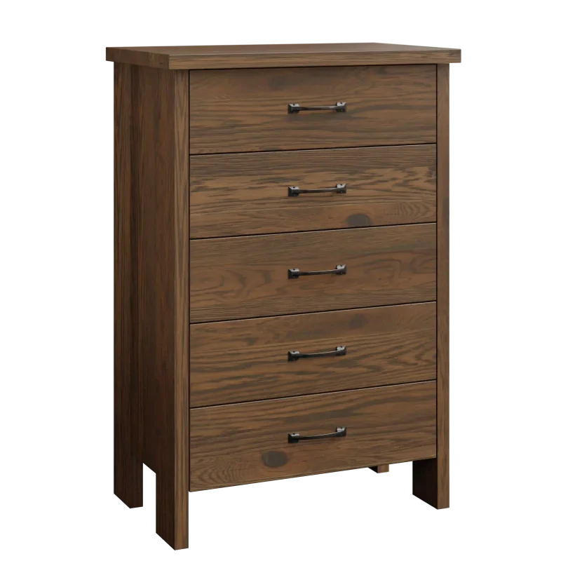 Amish Cheyenne Solid Hardwood Bedroom 5-Drawer Chest - 281-528-6955868