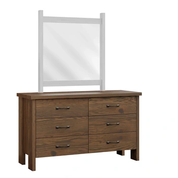 Amish Cheyenne Solid Hardwood Bedroom 6-Drawer Dresser Only - 281-528-935568