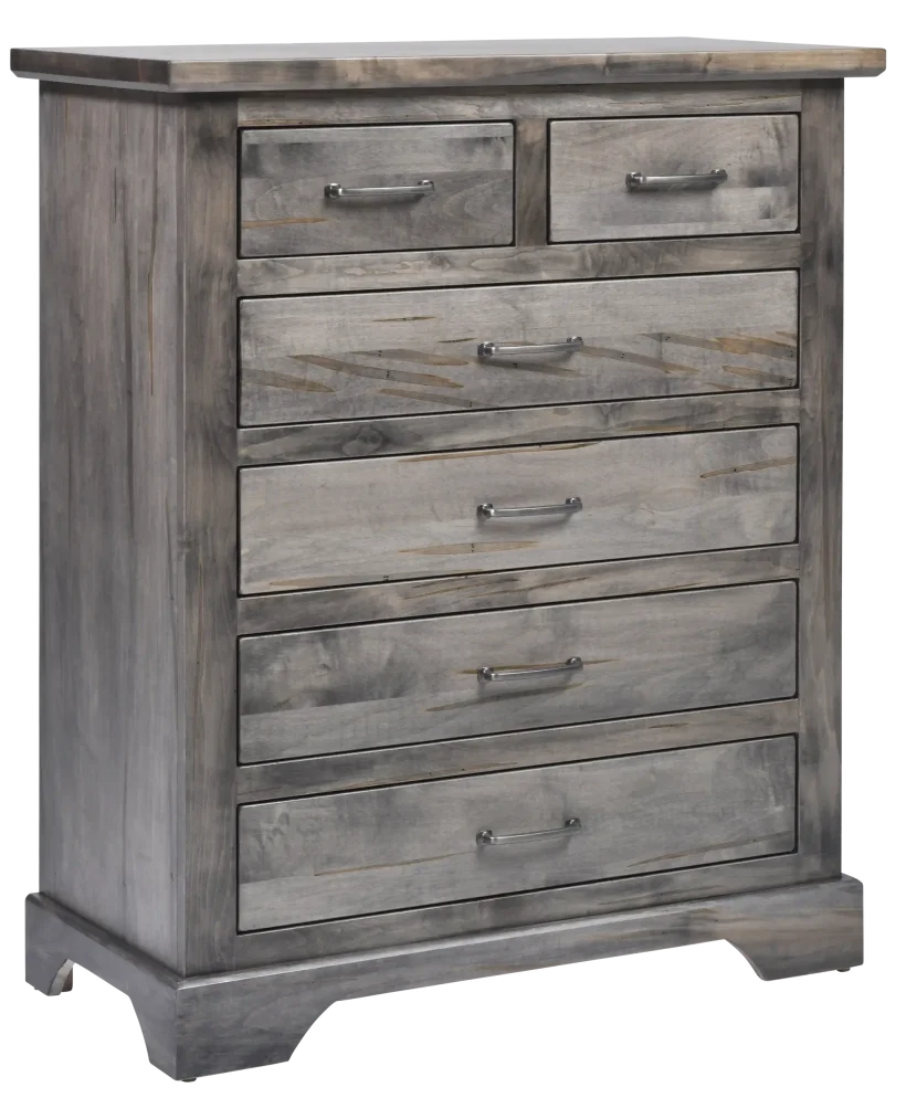 Amish Kimberley Solid Hardwood Bedroom 6-Drawer Chest - 281-630-H9AZ
