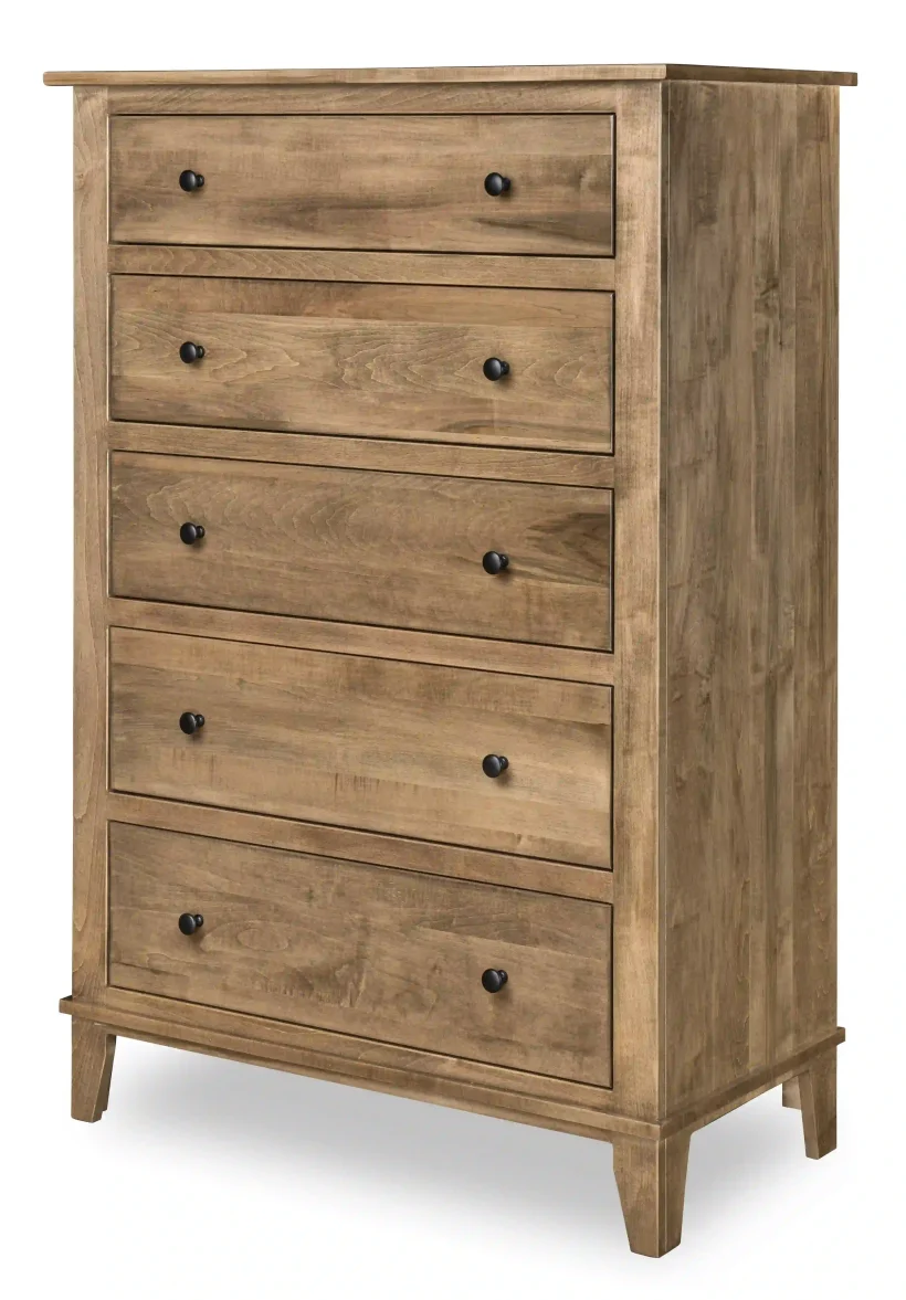 Madison Tall Chest - No, , , , , Brown Maple, D22N08963 Sandstone, Black Knobs, 53005-FB, Black Knobs, 53005-FB Madison Tall Chest - 310-Q-355