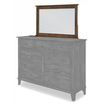 Madison Landscape Mirror Only - No, , , , , Oak, Charwood Madison Landscape Mirror Only - 310-Q-377Y
