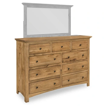 Canton Tall Dresser Only - No, , , , , Rustic Hickory, OCS119 Cappuccino, Black Knobs, 53005-FB, Black Knobs, 53005-FB Canton Tall Dresser Only - 310-T-3666