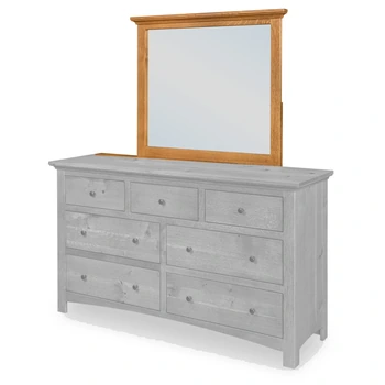 Canton Mirror Only - No, , , , , Rustic QSWO, Medium Walnut Canton Mirror Only - 310-T-37