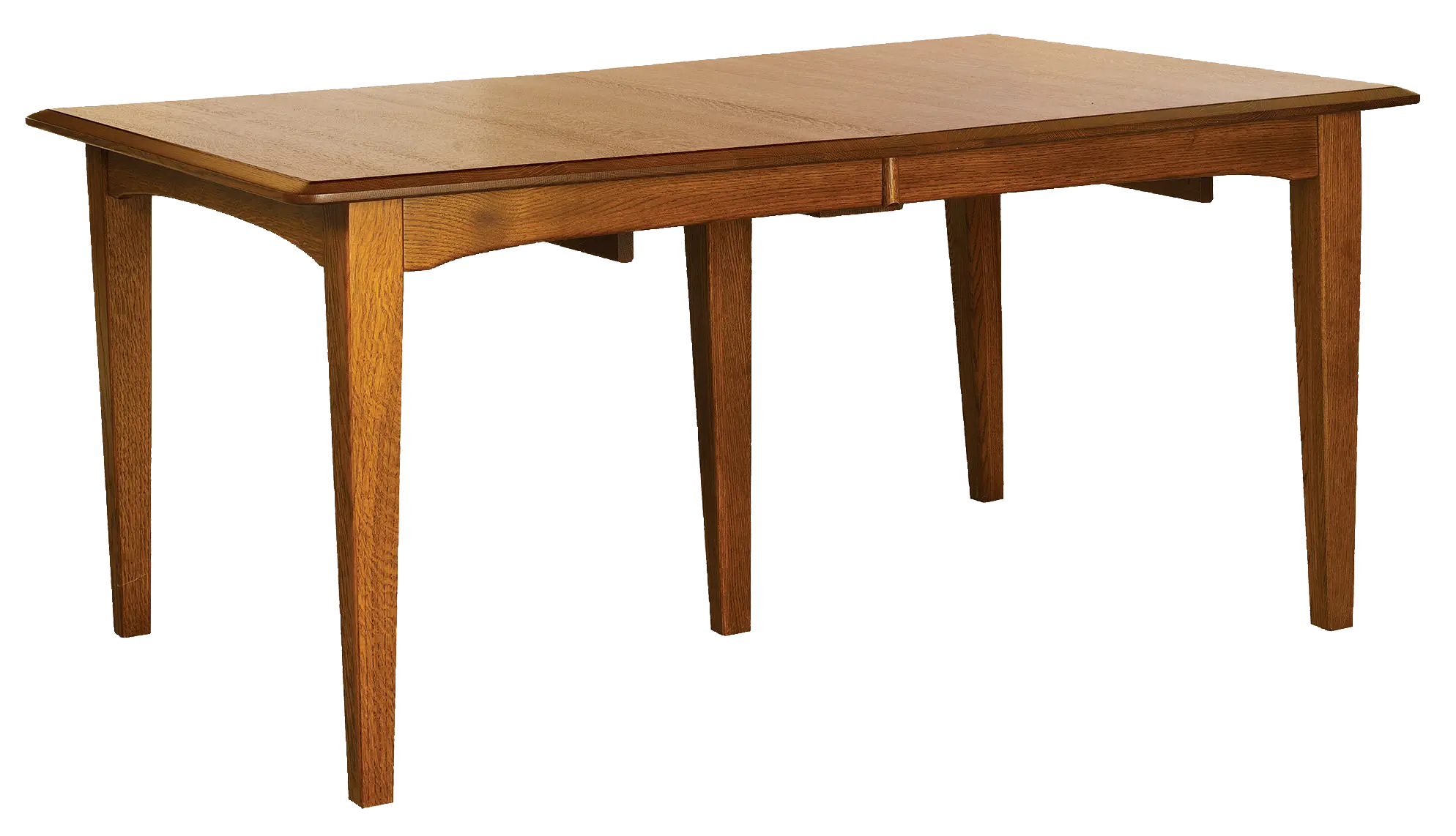 Amish Mary Ann Table - Solid Top - No, , 42”x 66” Solid Top Table, , , , , QSWO, OCS113 Michael's Cherry Amish Mary Ann Table - Solid Top - 016-JX433