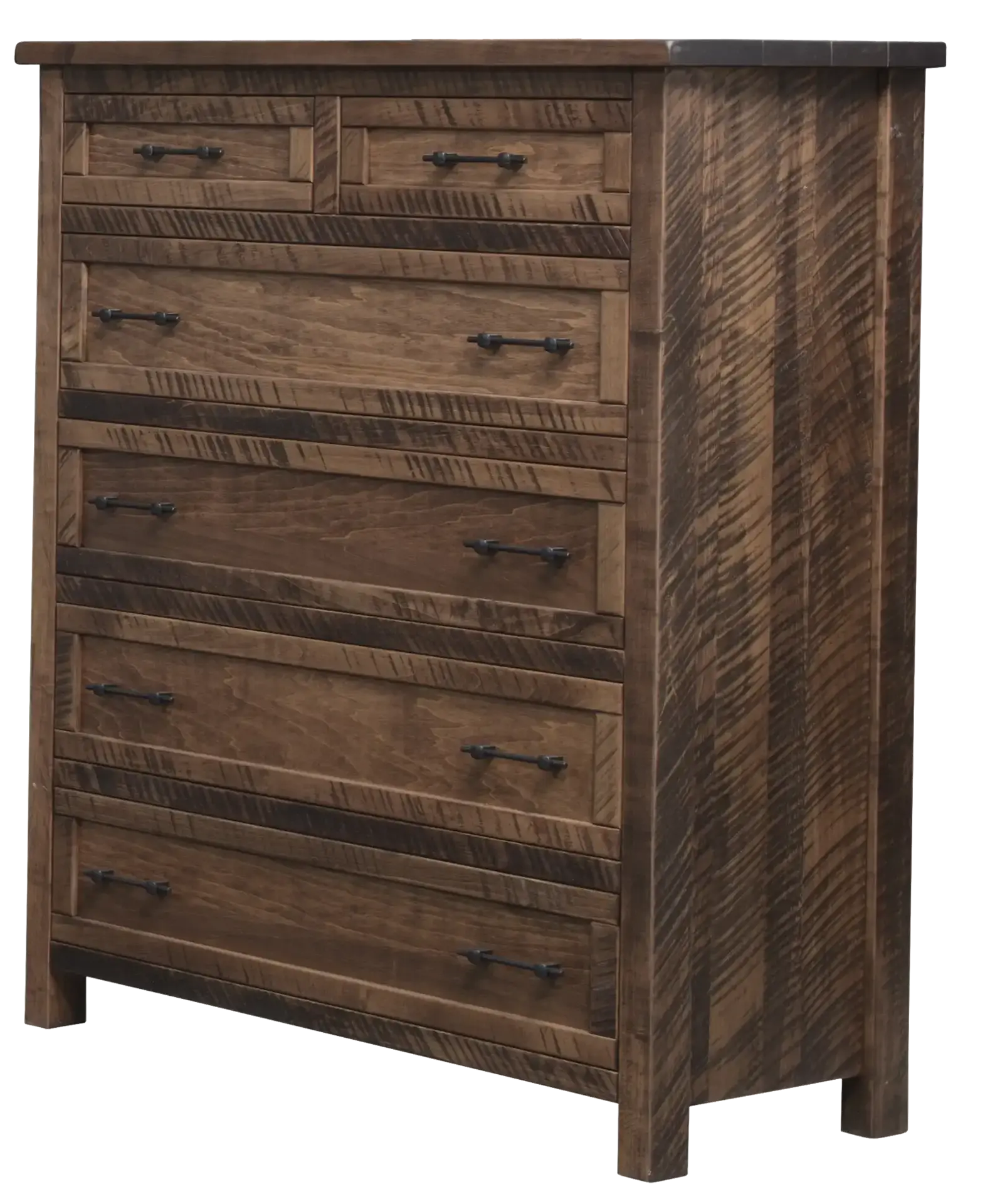 Amish Denali Chest - Brown Maple, FC42000 Almond, Black Pulls, K558-BL, Black Pulls, K558-BL Amish Denali Chest - 017-ZTC6464