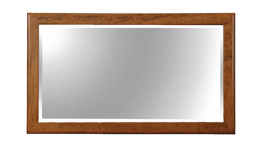 Amish Meridian Landscape Mirror - Brown Maple, OCS227 Rich Cherry Amish Meridian Landscape Mirror - 017-ZTC884