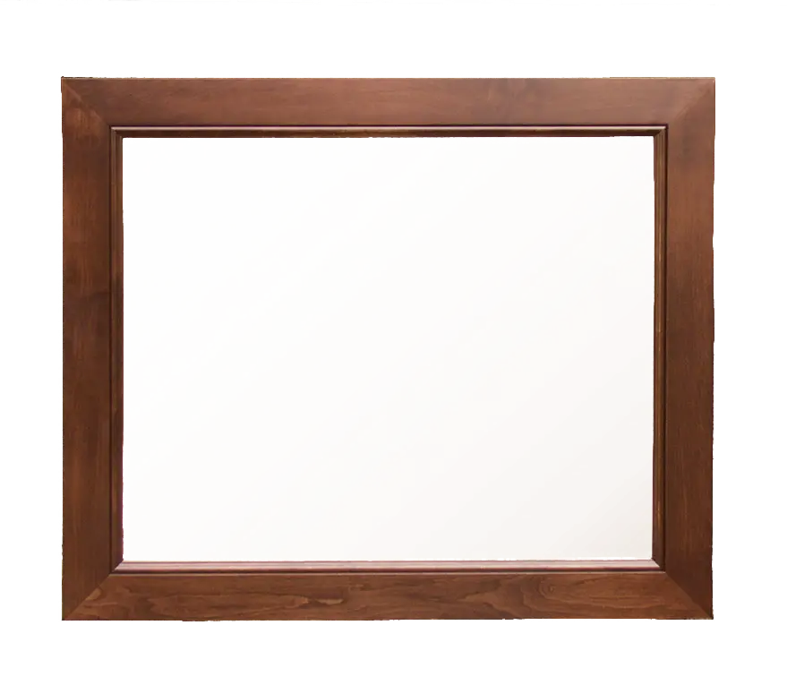 Amish Brooklyn Landscape Mirror Only - Rustic Cherry, OCS113 Michael's Cherry Amish Brooklyn Landscape Mirror Only - 017-ZTC984