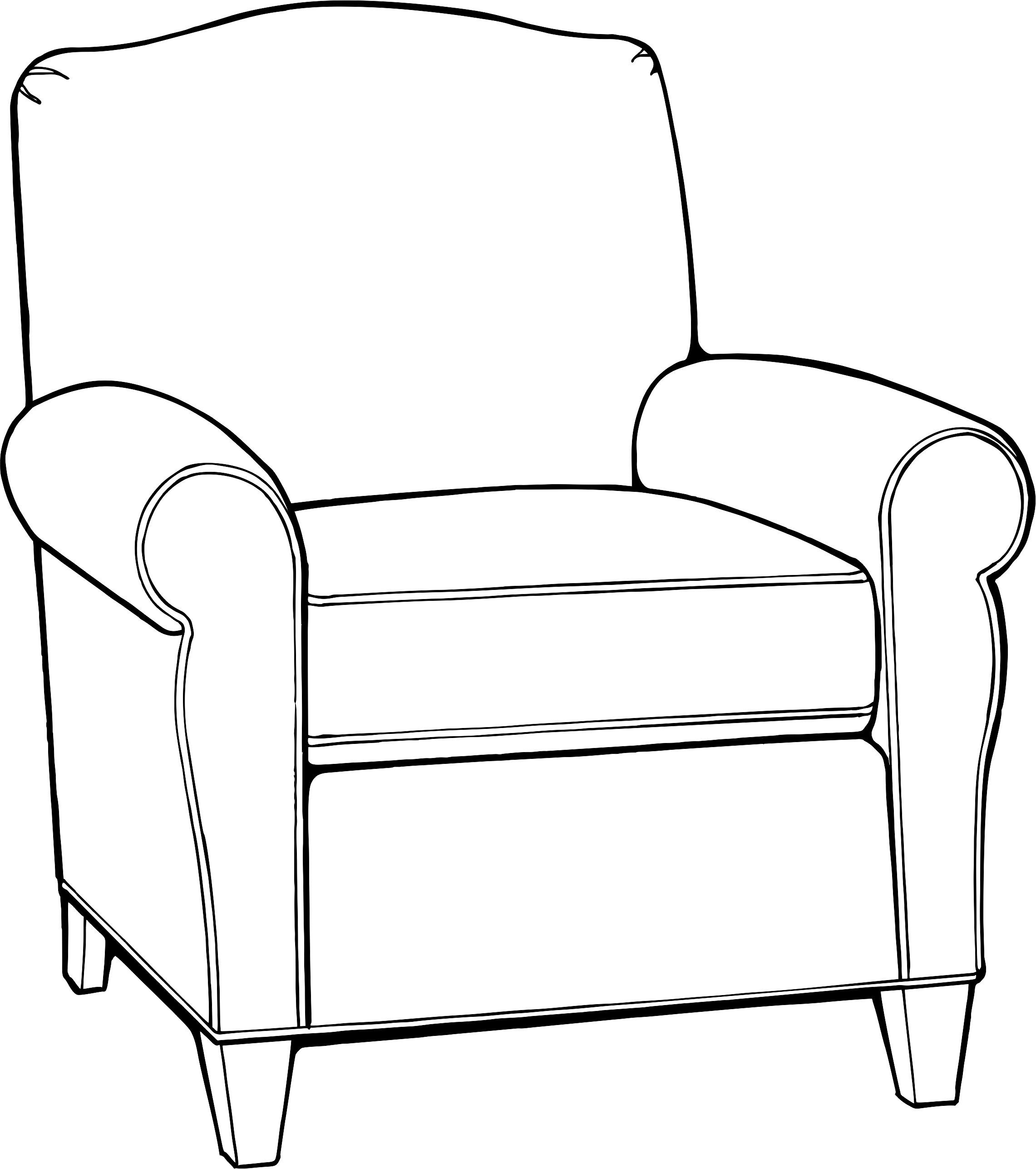 Style 933 Chair - Fabric, 504511GR10, Shagbark, No Nailhead Style 933 Chair - 034-933-30