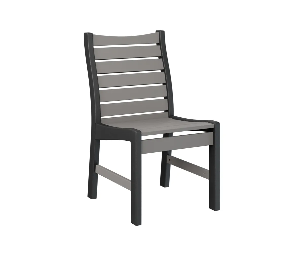Bristol Dining Chair by Berlin Gardens - Light Gray, Black Bristol Dining Chair by Berlin Gardens - 191-BDC2037