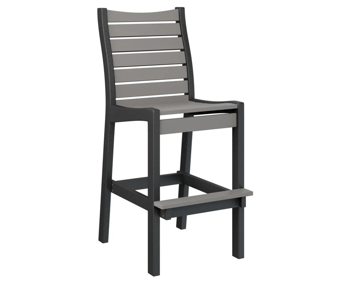 Bristol Extra Tall Chair by Berlin Gardens - Light Gray, Black Bristol Extra Tall Chair by Berlin Gardens - 191-BXTC2049