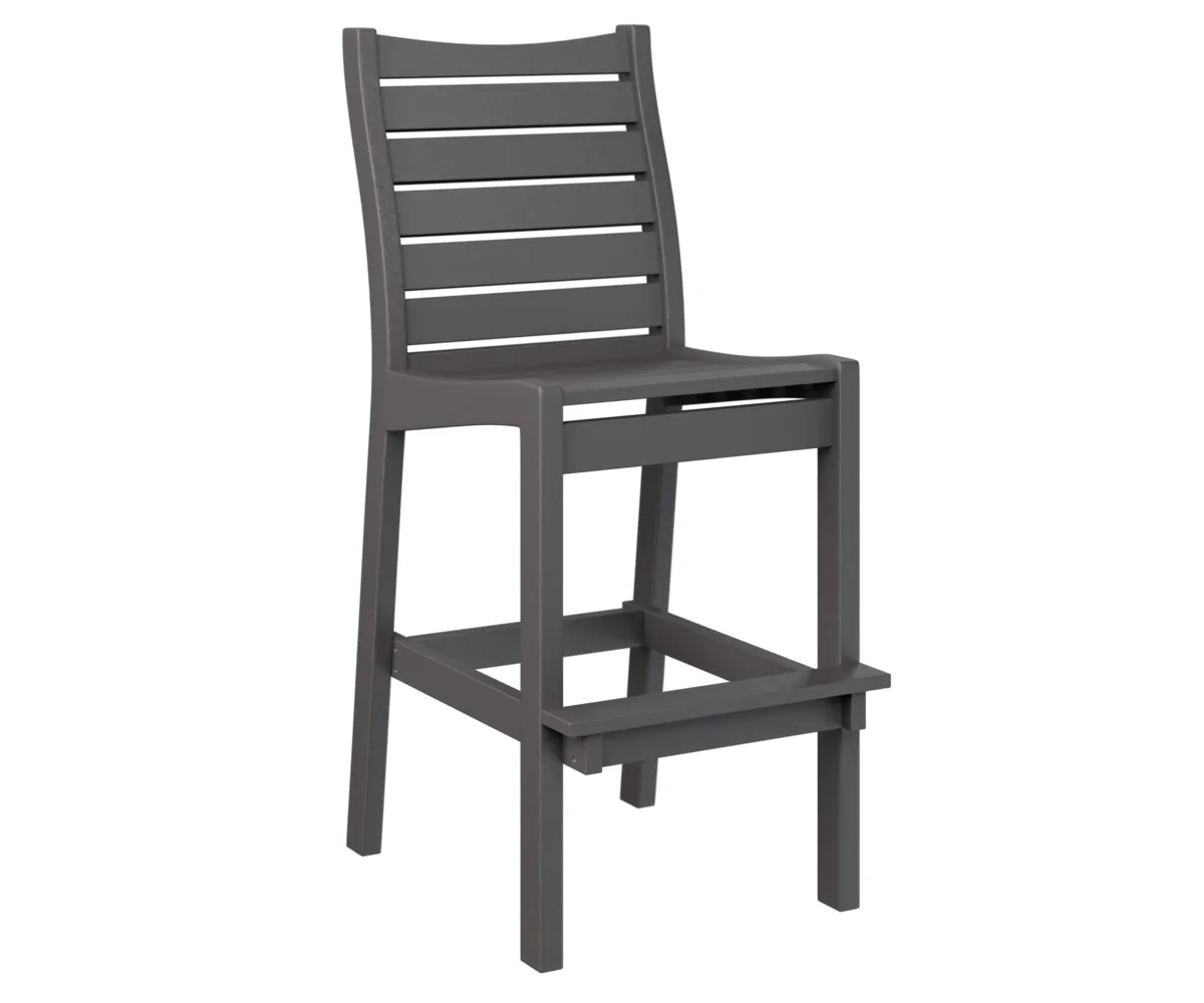 Bristol Extra Tall Chair by Berlin Gardens - Smoke Gray, Smoke Gray Bristol Extra Tall Chair by Berlin Gardens - 191-BXTC2049