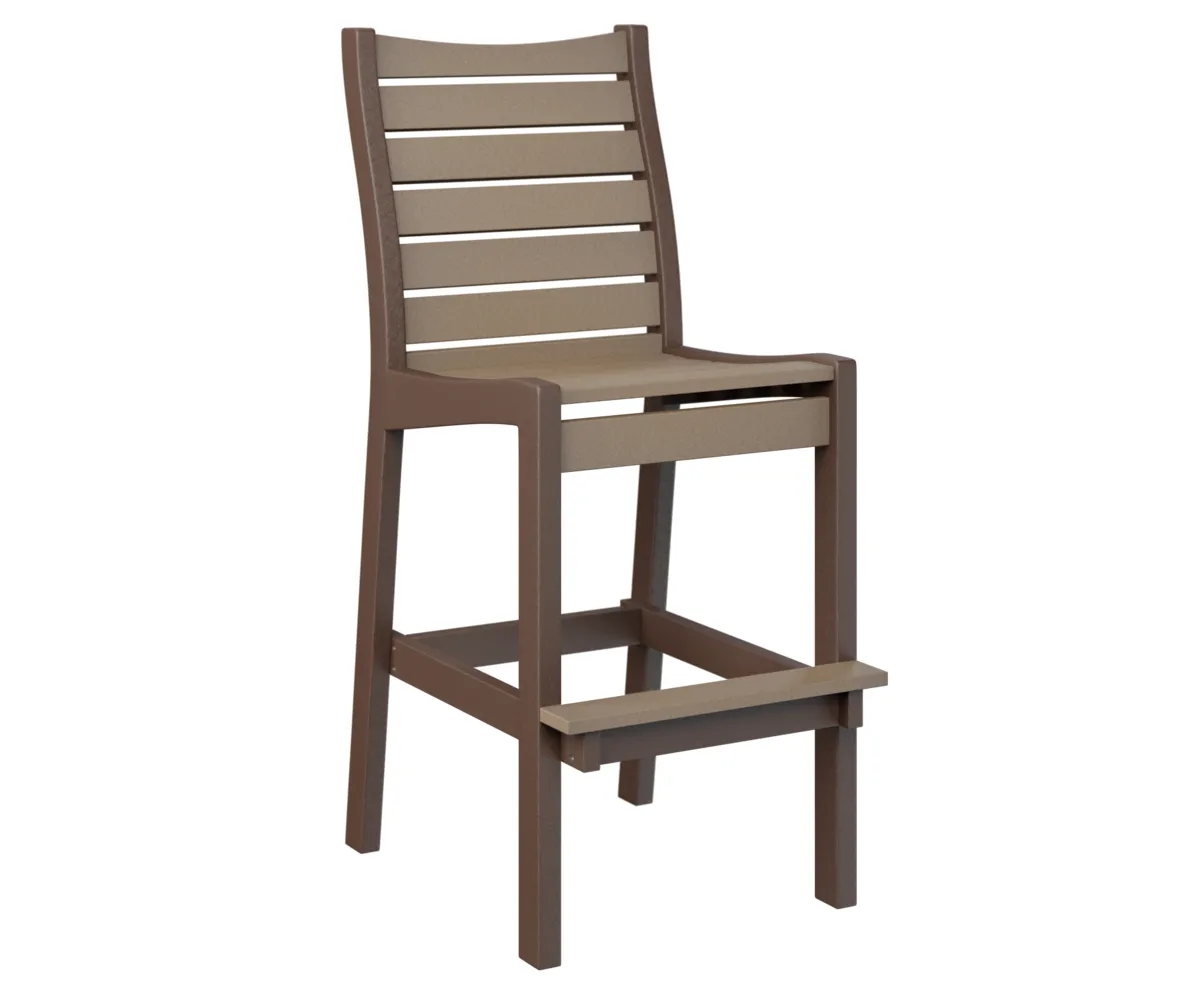 Bristol Extra Tall Chair by Berlin Gardens - Weatherwood, Chocolate Brown Bristol Extra Tall Chair by Berlin Gardens - 191-BXTC2049