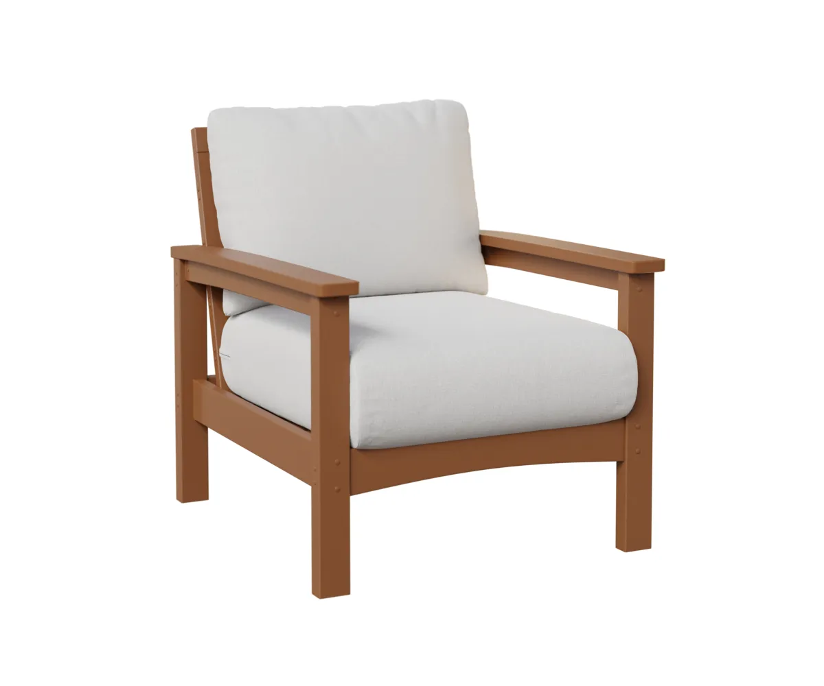 Camden Club Chair by Berlin Gardens - Cedar, Marvel Cloud (Discontinued) Camden Club Chair by Berlin Gardens - 191-CCC2832
