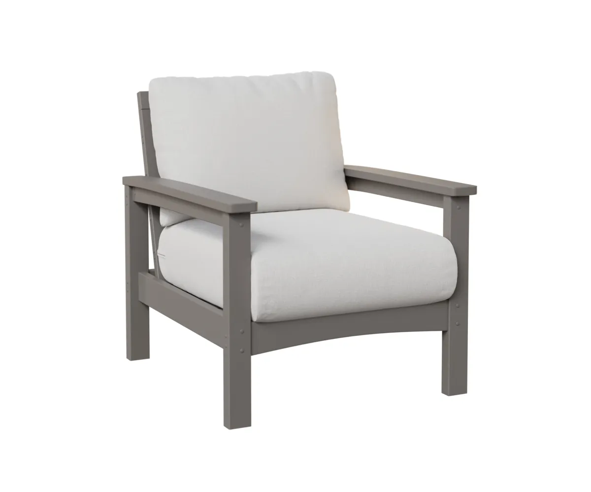 Camden Club Chair by Berlin Gardens - Light Gray, Marvel Cloud (Discontinued) Camden Club Chair by Berlin Gardens - 191-CCC2832