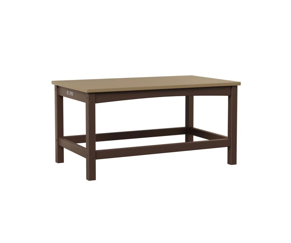 Camden Coffee Table by Berlin Gardens - Weatherwood, Chocolate Brown Camden Coffee Table by Berlin Gardens - 191-CCT1835