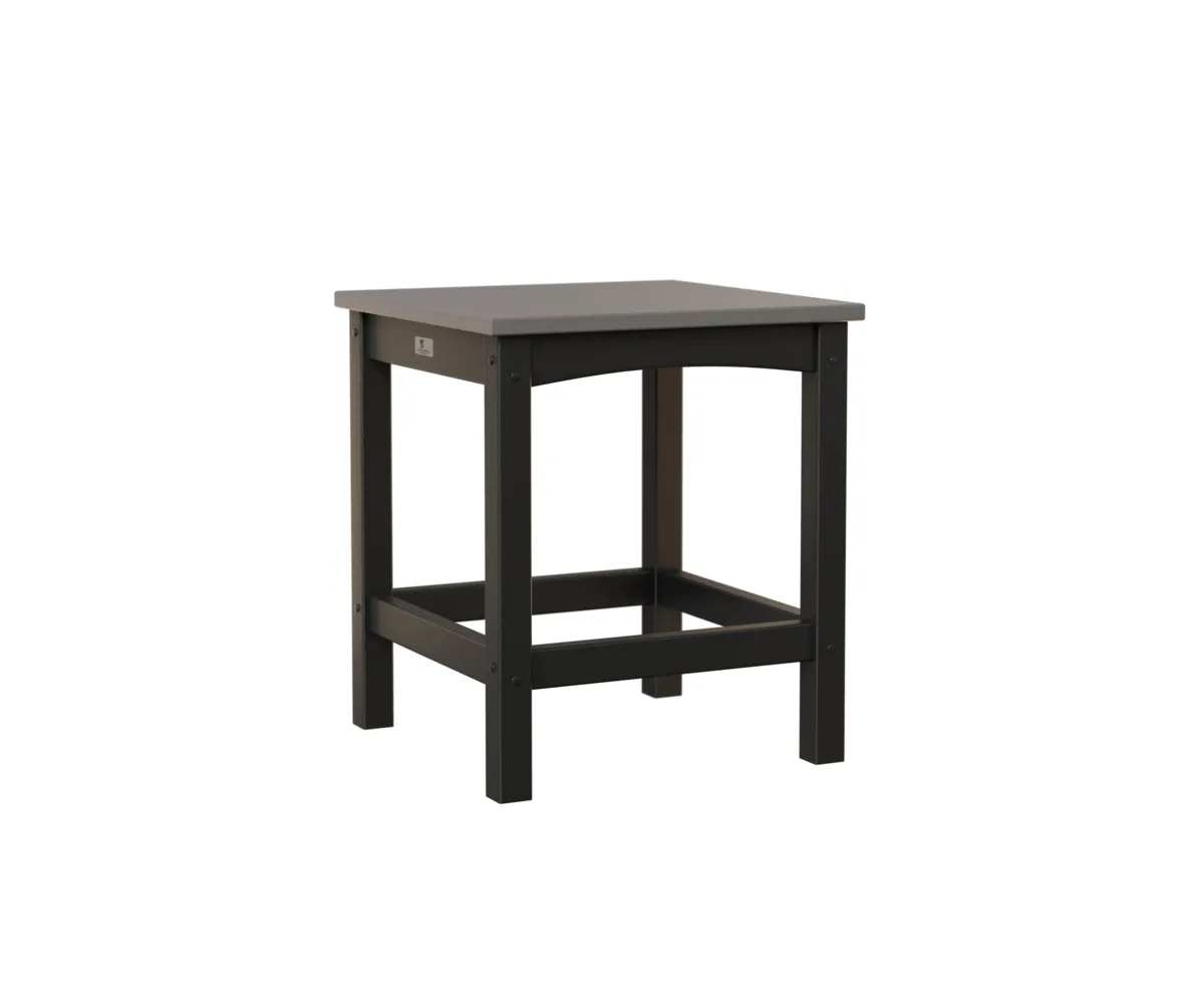 Camden End Table by Berlin Gardens - Light Gray, Black Camden End Table by Berlin Gardens - 191-CET1720
