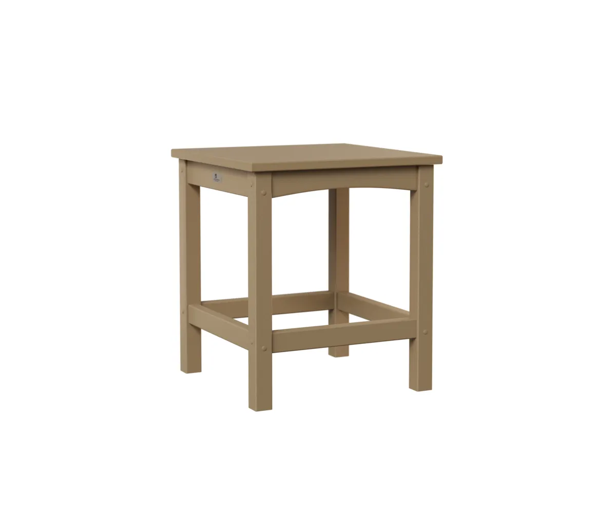 Camden End Table by Berlin Gardens - Weatherwood, Weatherwood Camden End Table by Berlin Gardens - 191-CET1720