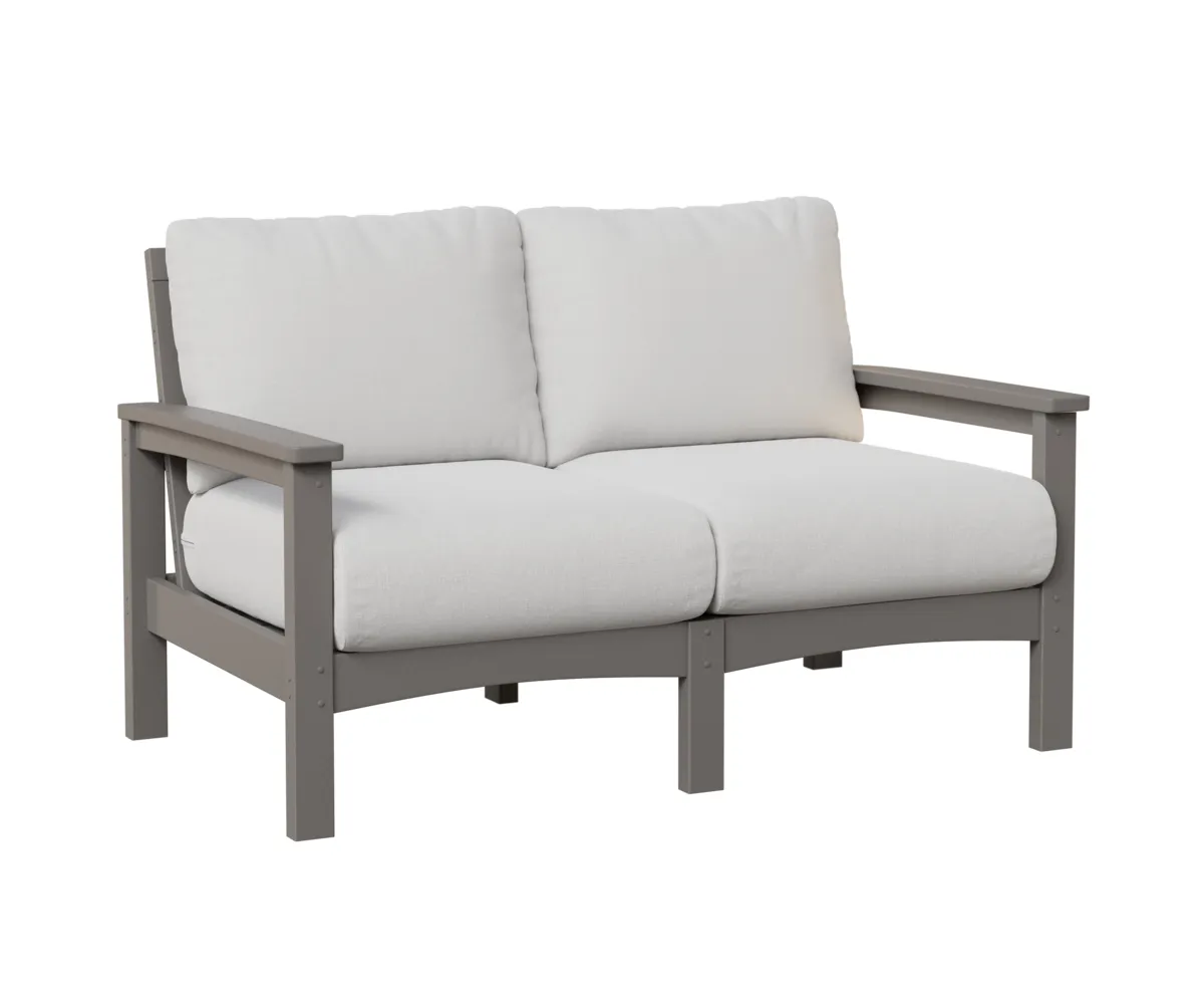 Camden Loveseat by Berlin Gardens - Light Gray, Marvel Cloud (Discontinued) Camden Loveseat by Berlin Gardens - 191-CL5332