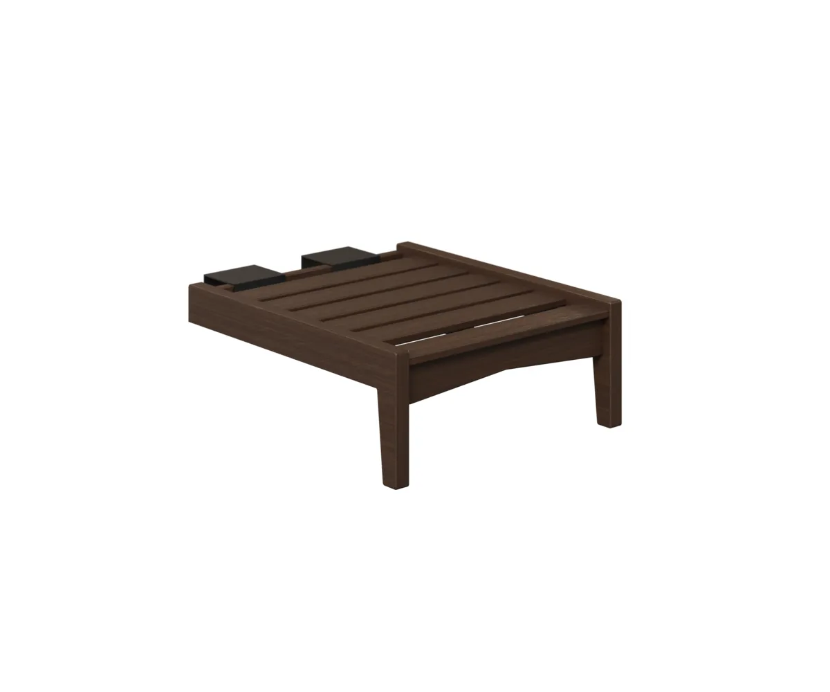 Classic Terrace Add-On Chaise by Berlin Gardens - Brazilian Walnut, Please Choose Fabric Classic Terrace Add-On Chaise by Berlin Gardens - 191-CTAC2730