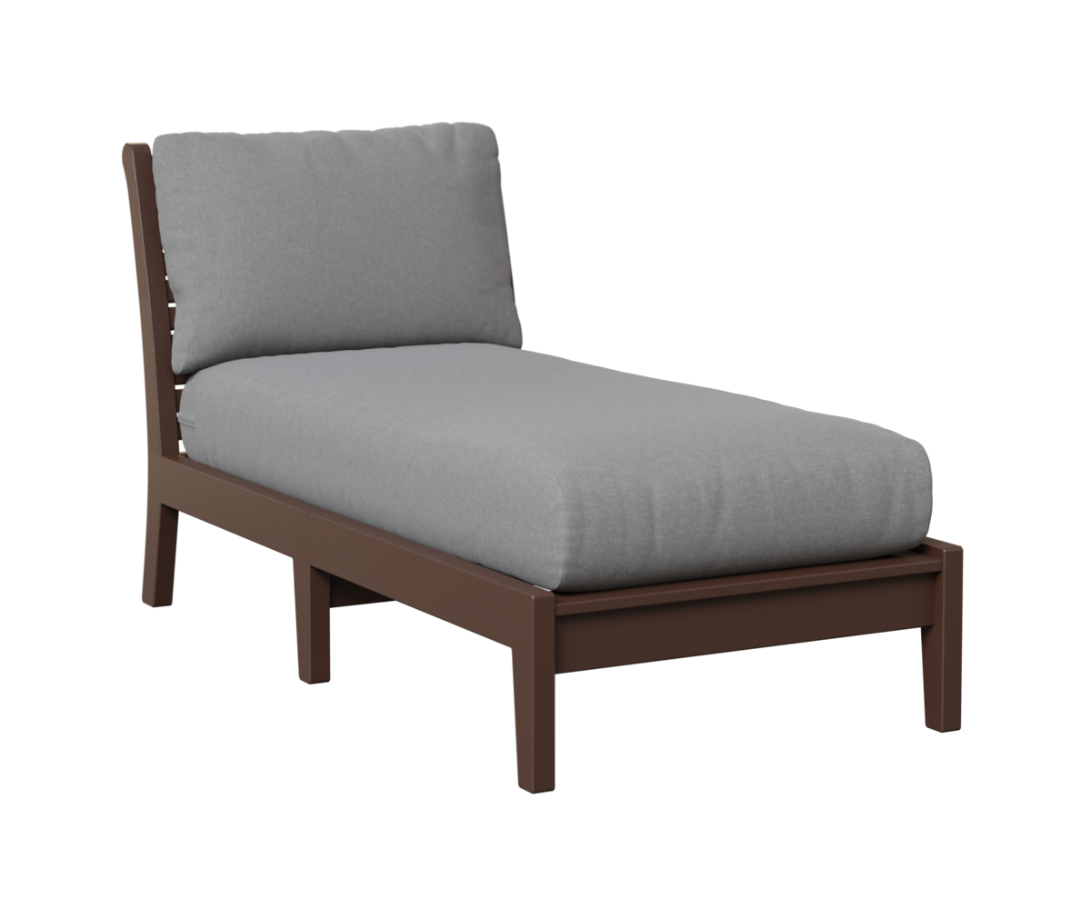 Classic Terrace Chaise Lounge without Arms by Berlin Gardens - 191-CTACL3063 - Chocolate Brown, Canvas Granite Classic Terrace Chaise Lounge without Arms by Berlin Gardens - 191-CTACL3063 - 191-CTACL3063