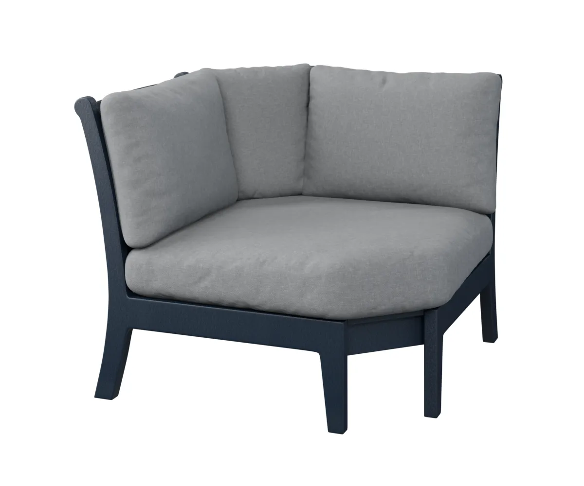 Classic Terrace Corner Section by Berlin Gardens - Navy Blue, Canvas Granite Classic Terrace Corner Section by Berlin Gardens - 191-CTCS5742