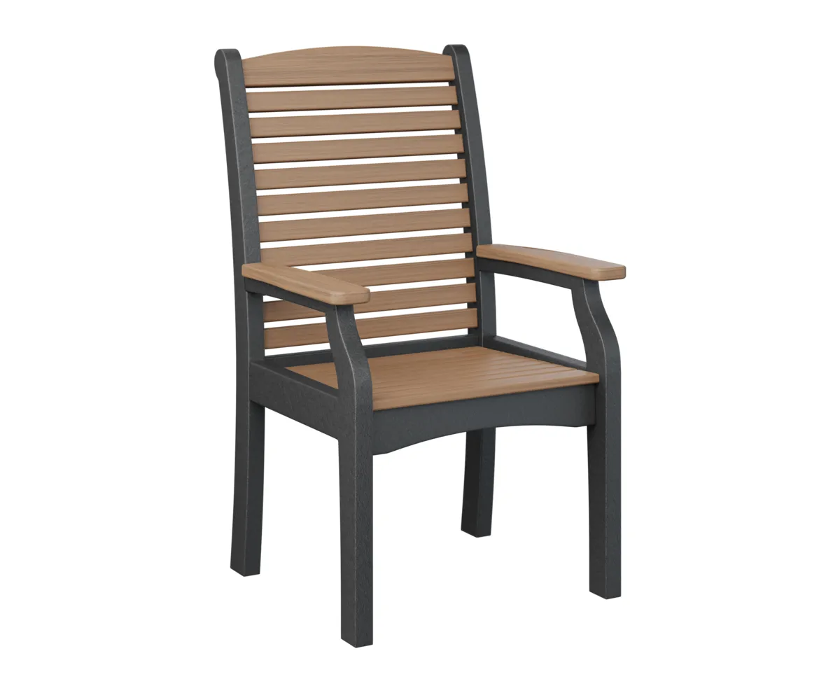 Classic Terrace Dining Chair by Berlin Gardens - Antique Mahogany, Black Classic Terrace Dining Chair by Berlin Gardens - 191-CTDC2744