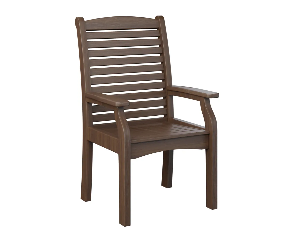 Classic Terrace Dining Chair by Berlin Gardens - Brazilian Walnut, Brazilian Walnut Classic Terrace Dining Chair by Berlin Gardens - 191-CTDC2744