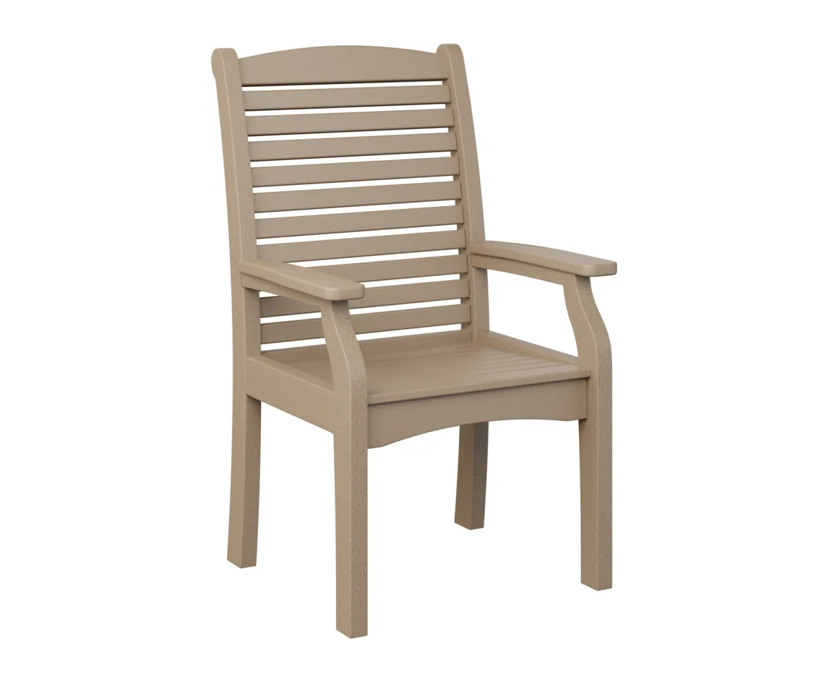 Classic Terrace Dining Chair by Berlin Gardens - Weatherwood, Weatherwood Classic Terrace Dining Chair by Berlin Gardens - 191-CTDC2744