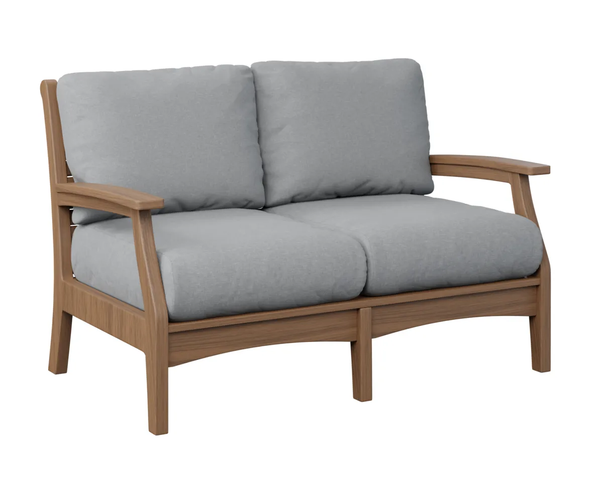 Classic Terrace Loveseat by Berlin Gardens - Antique Mahogany, Canvas Granite Classic Terrace Loveseat by Berlin Gardens - 191-CTL5734
