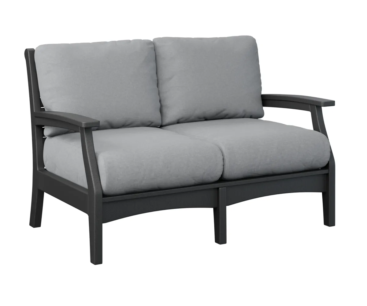 Classic Terrace Loveseat by Berlin Gardens - Black, Canvas Granite Classic Terrace Loveseat by Berlin Gardens - 191-CTL5734