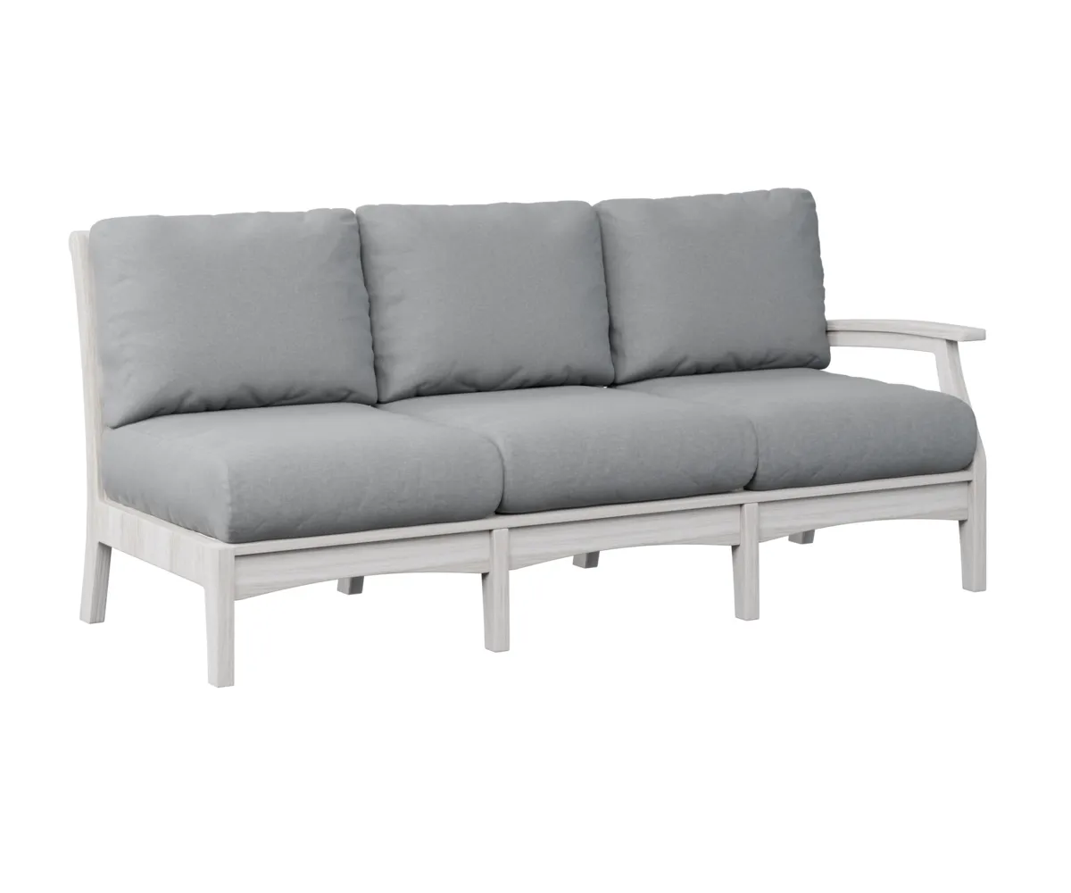 Classic Terrace Arm Sectional Sofa – Left by Berlin Gardens - Seashell, Canvas Granite Classic Terrace Arm Sectional Sofa – Left by Berlin Gardens - 191-CTLSS7934
