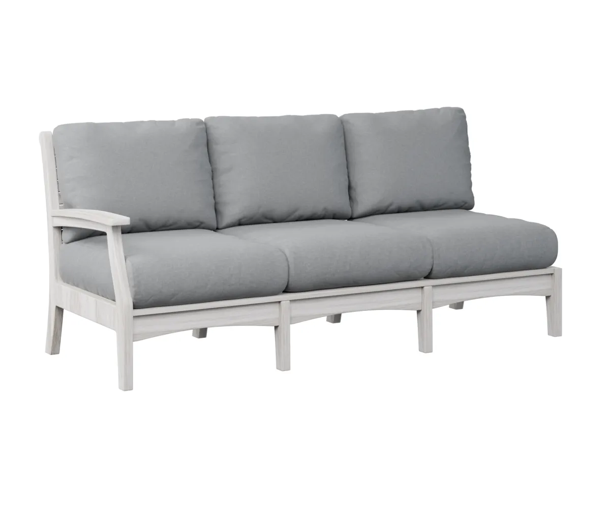 Classic Terrace Arm Sectional Sofa – Right by Berlin Gardens - Seashell, Canvas Granite Classic Terrace Arm Sectional Sofa – Right by Berlin Gardens - 191-CTRSS7934