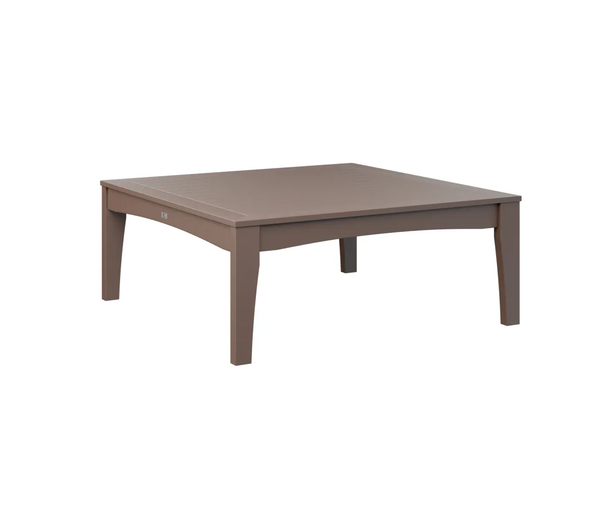 Classic Terrace Square Coffee Table by Berlin Gardens - Chocolate Brown Classic Terrace Square Coffee Table by Berlin Gardens - 191-CTSCT4545