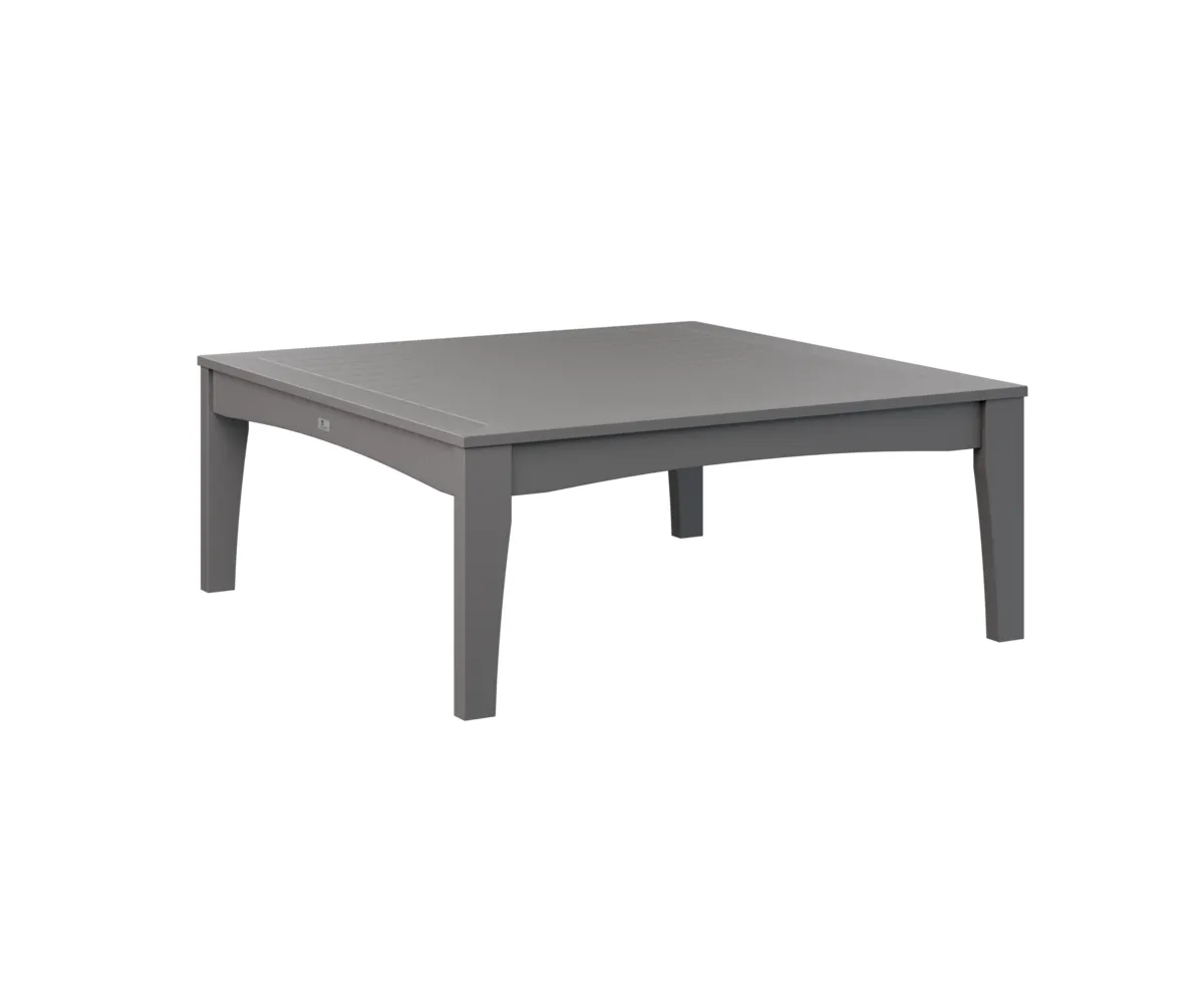 Classic Terrace Square Coffee Table by Berlin Gardens - Smoke Gray Classic Terrace Square Coffee Table by Berlin Gardens - 191-CTSCT4545