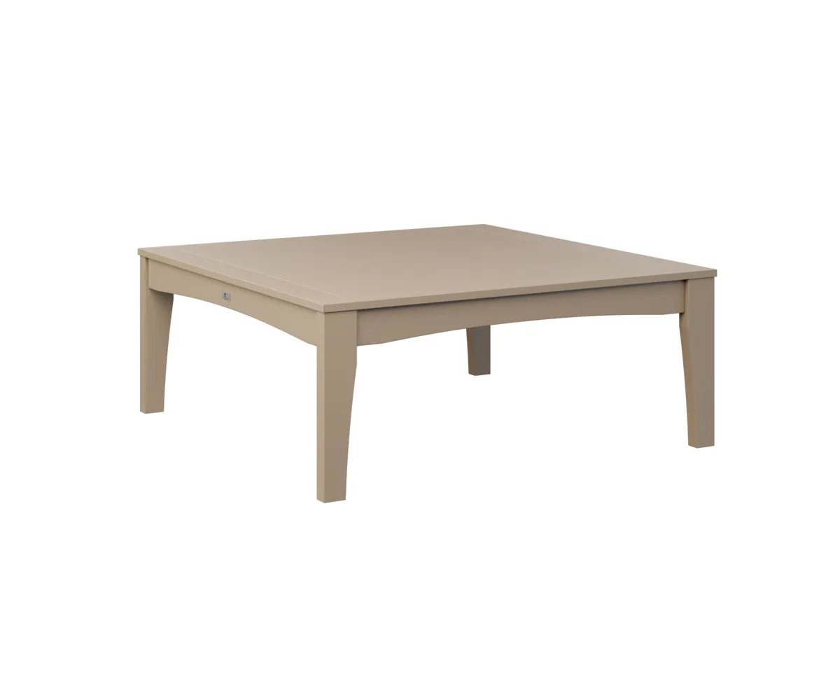 Classic Terrace Square Coffee Table by Berlin Gardens - Weatherwood Classic Terrace Square Coffee Table by Berlin Gardens - 191-CTSCT4545