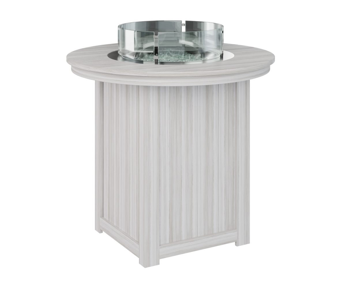 Donoma 44" Round Bar Fire Table by Berlin Gardens - 191-DRFT3944B - 191-DRFT3944B