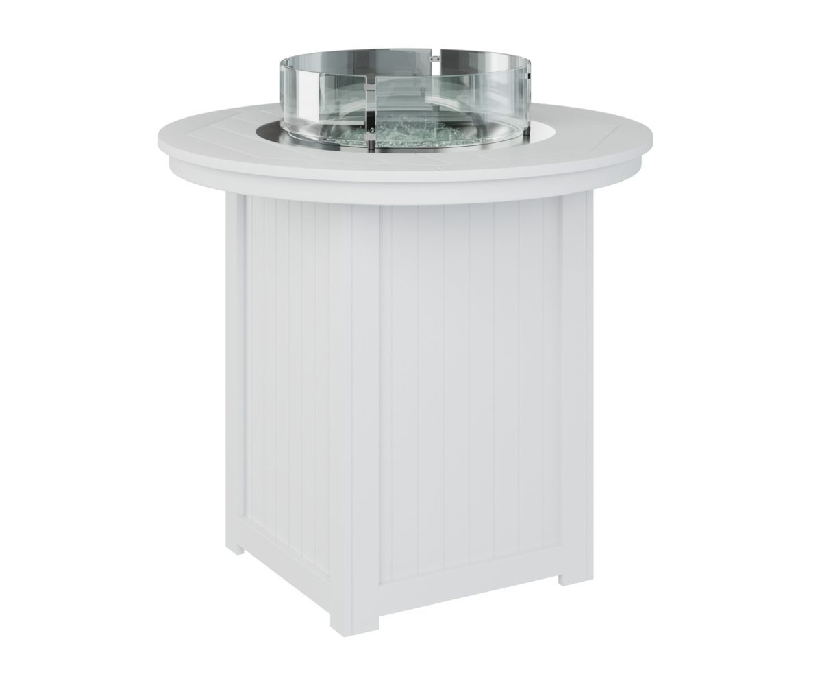 Donoma 44" Round Bar Fire Table by Berlin Gardens - 191-DRFT3944B - 191-DRFT3944B
