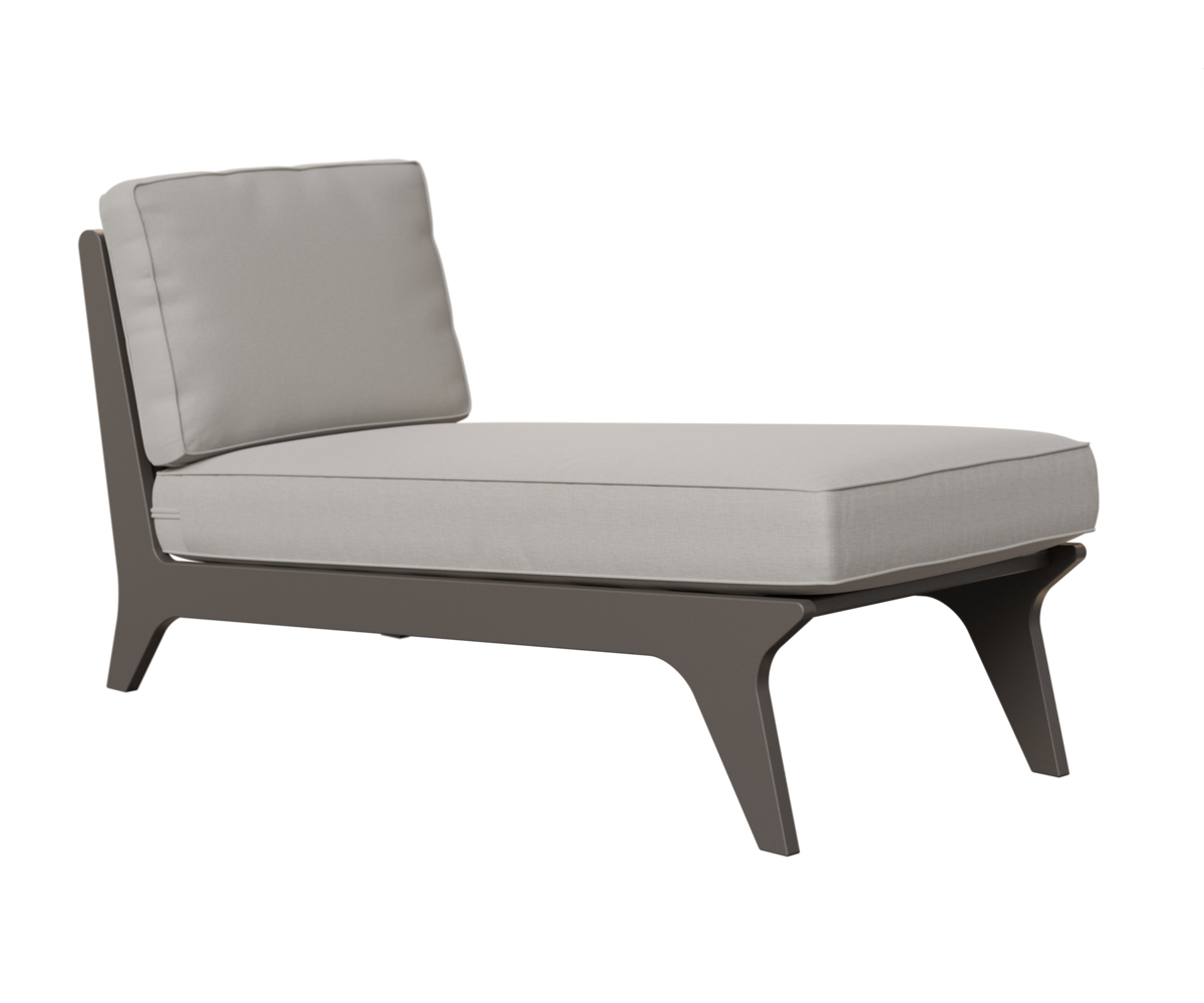 Hartley Chaise by Berlin Gardens - 191-HACL3029 - MGP Graphite, Blend Linen Hartley Chaise by Berlin Gardens - 191-HACL3029 - 191-HACL3029