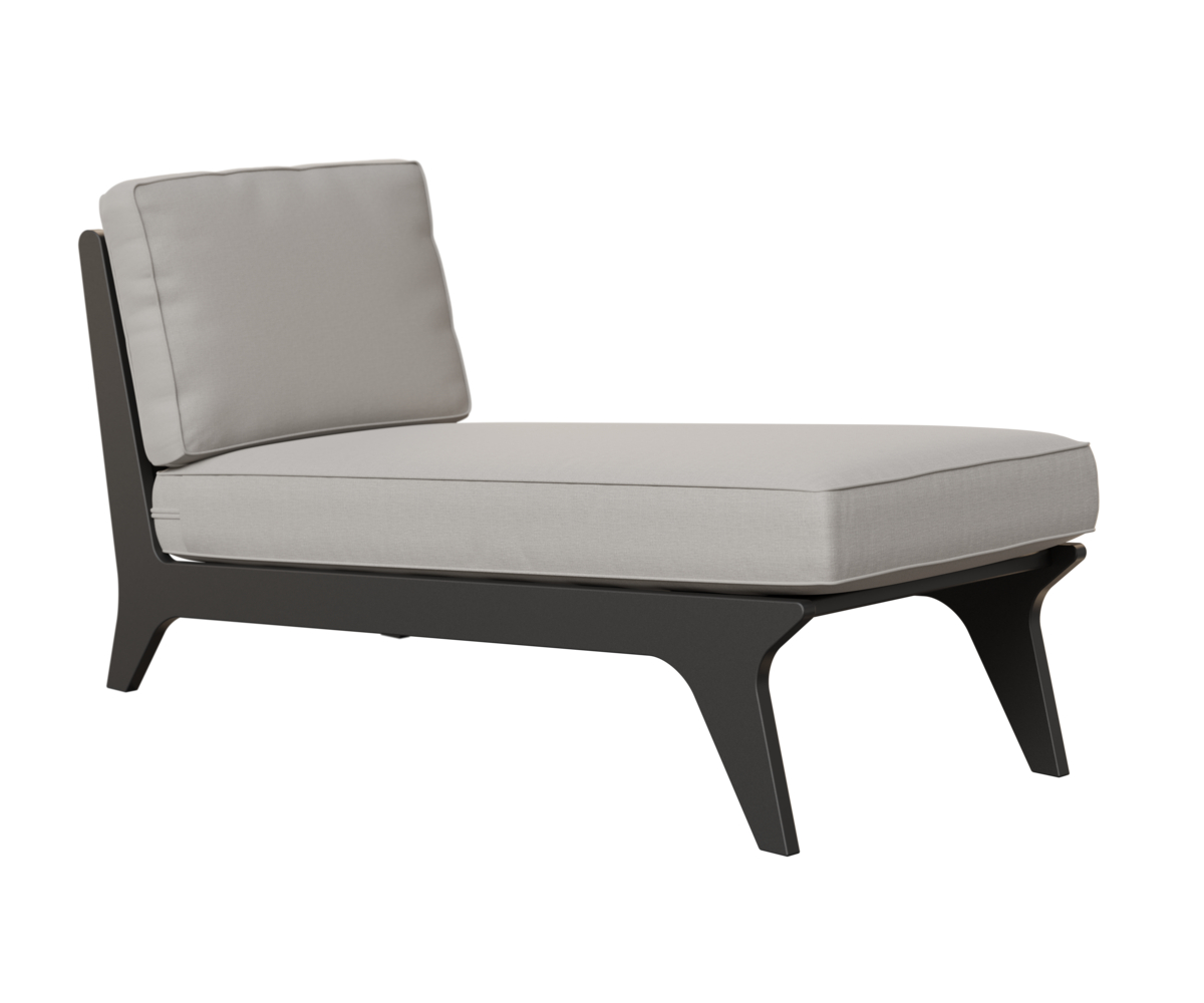 Hartley Chaise by Berlin Gardens - 191-HACL3029 - MGP Black, Blend Linen Hartley Chaise by Berlin Gardens - 191-HACL3029 - 191-HACL3029