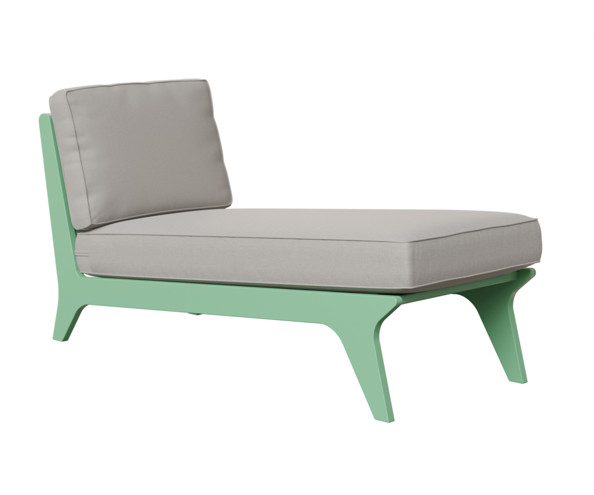 Hartley Chaise by Berlin Gardens - 191-HACL3029 - MGP Mint, Blend Linen Hartley Chaise by Berlin Gardens - 191-HACL3029 - 191-HACL3029