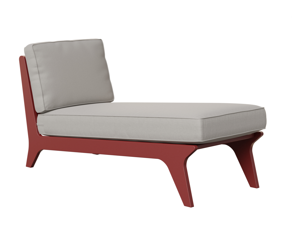 Hartley Chaise by Berlin Gardens - 191-HACL3029 - MGP Red, Blend Linen Hartley Chaise by Berlin Gardens - 191-HACL3029 - 191-HACL3029