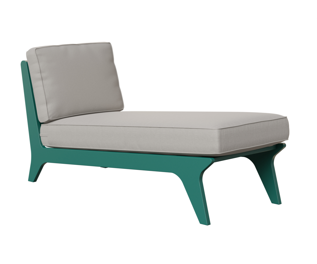 Hartley Chaise by Berlin Gardens - 191-HACL3029 - MGP Teal, Blend Linen Hartley Chaise by Berlin Gardens - 191-HACL3029 - 191-HACL3029