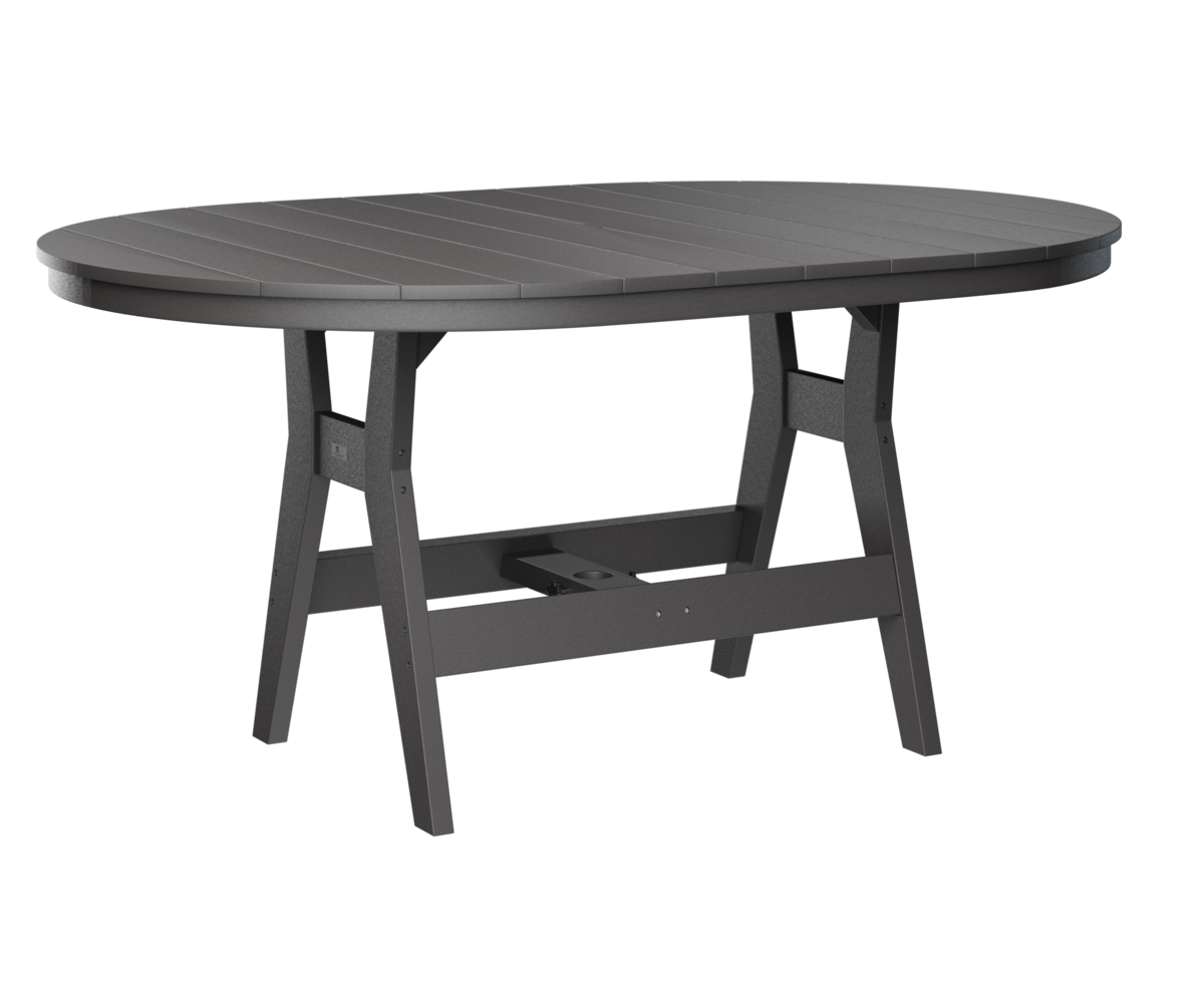 Harbor 44" X 64" Oblong Dining Table by Berlin Gardens - 191-HOT4464D - Smoke Gray, Smoke Gray Harbor 44" X 64" Oblong Dining Table by Berlin Gardens - 191-HOT4464D - 191-HOT4464D