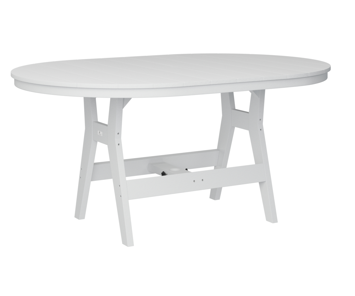Harbor 44" X 64" Oblong Dining Table by Berlin Gardens - 191-HOT4464D - White, White Harbor 44" X 64" Oblong Dining Table by Berlin Gardens - 191-HOT4464D - 191-HOT4464D