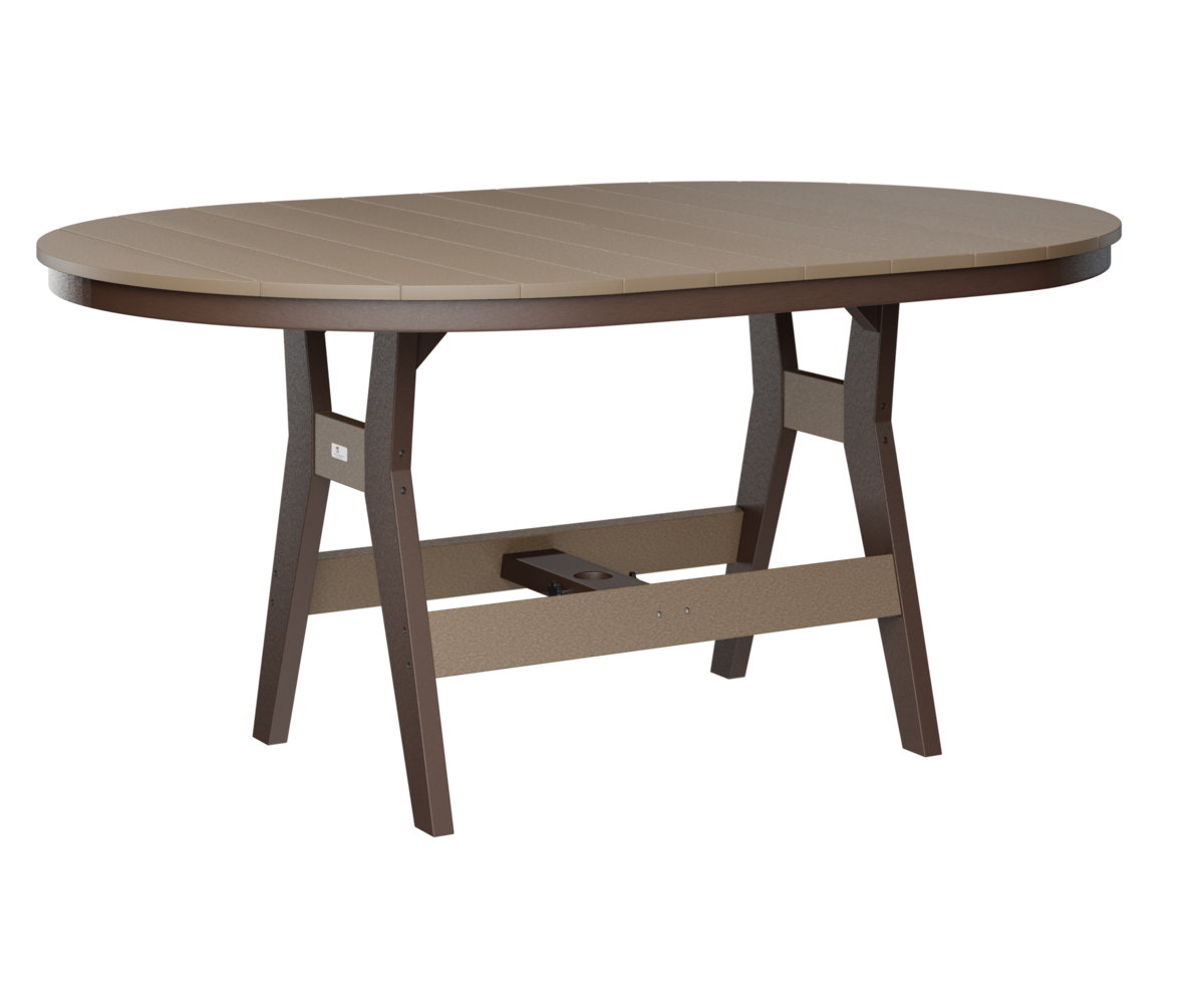 Harbor 44" X 64" Oblong Dining Table by Berlin Gardens - 191-HOT4464D - Weatherwood, Chocolate Brown Harbor 44" X 64" Oblong Dining Table by Berlin Gardens - 191-HOT4464D - 191-HOT4464D