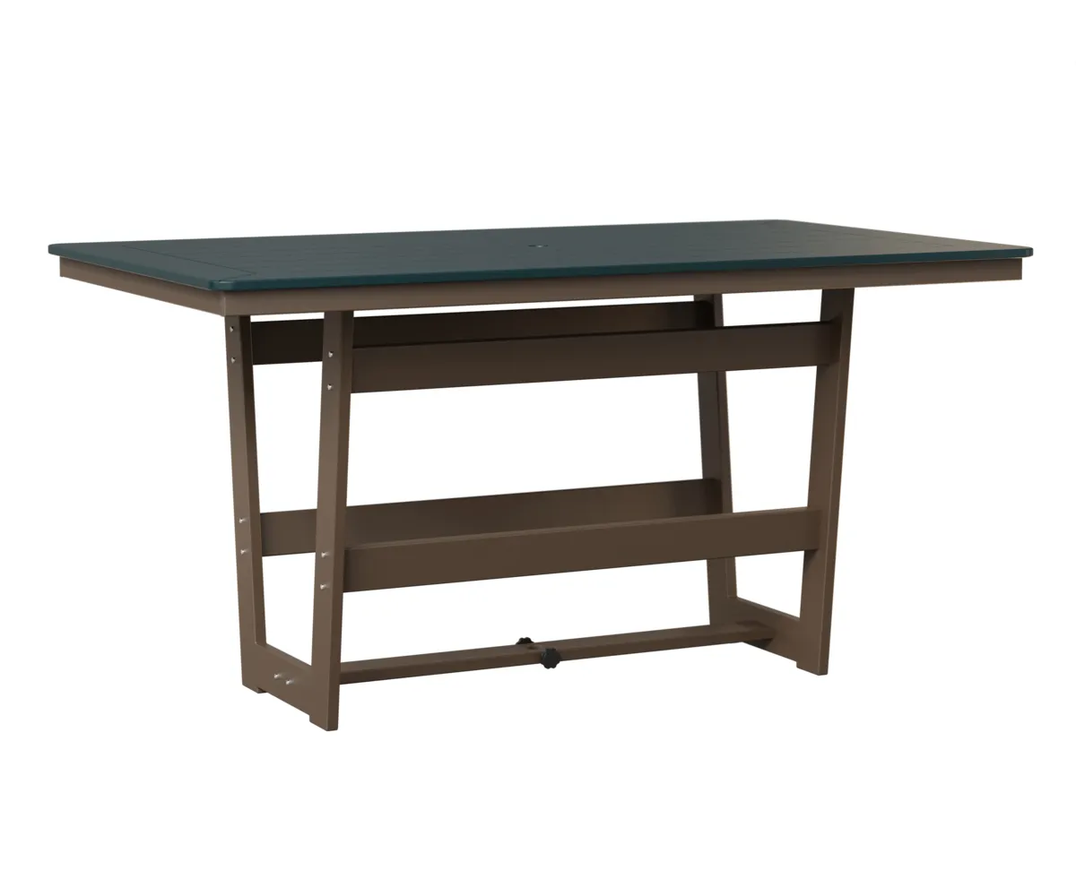 Hudson 40" x 70" Rectangular Counter Table by Berlin Gardens - MGP Berry, MGP Clay Hudson 40" x 70" Rectangular Counter Table by Berlin Gardens - 191-HRMT4070C