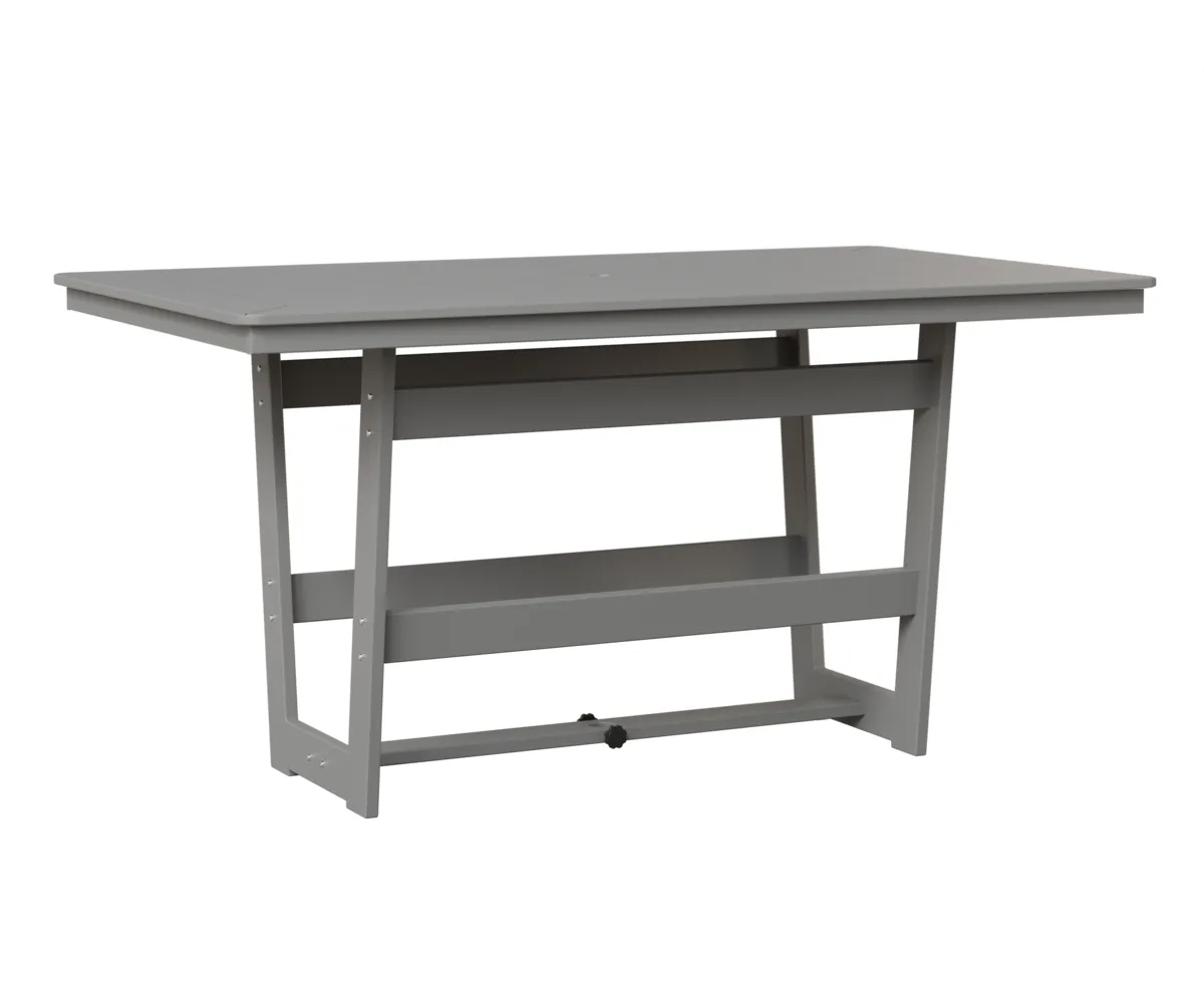 Hudson 40" x 70" Rectangular Counter Table by Berlin Gardens - MGP Fog, MGP Fog Hudson 40" x 70" Rectangular Counter Table by Berlin Gardens - 191-HRMT4070C