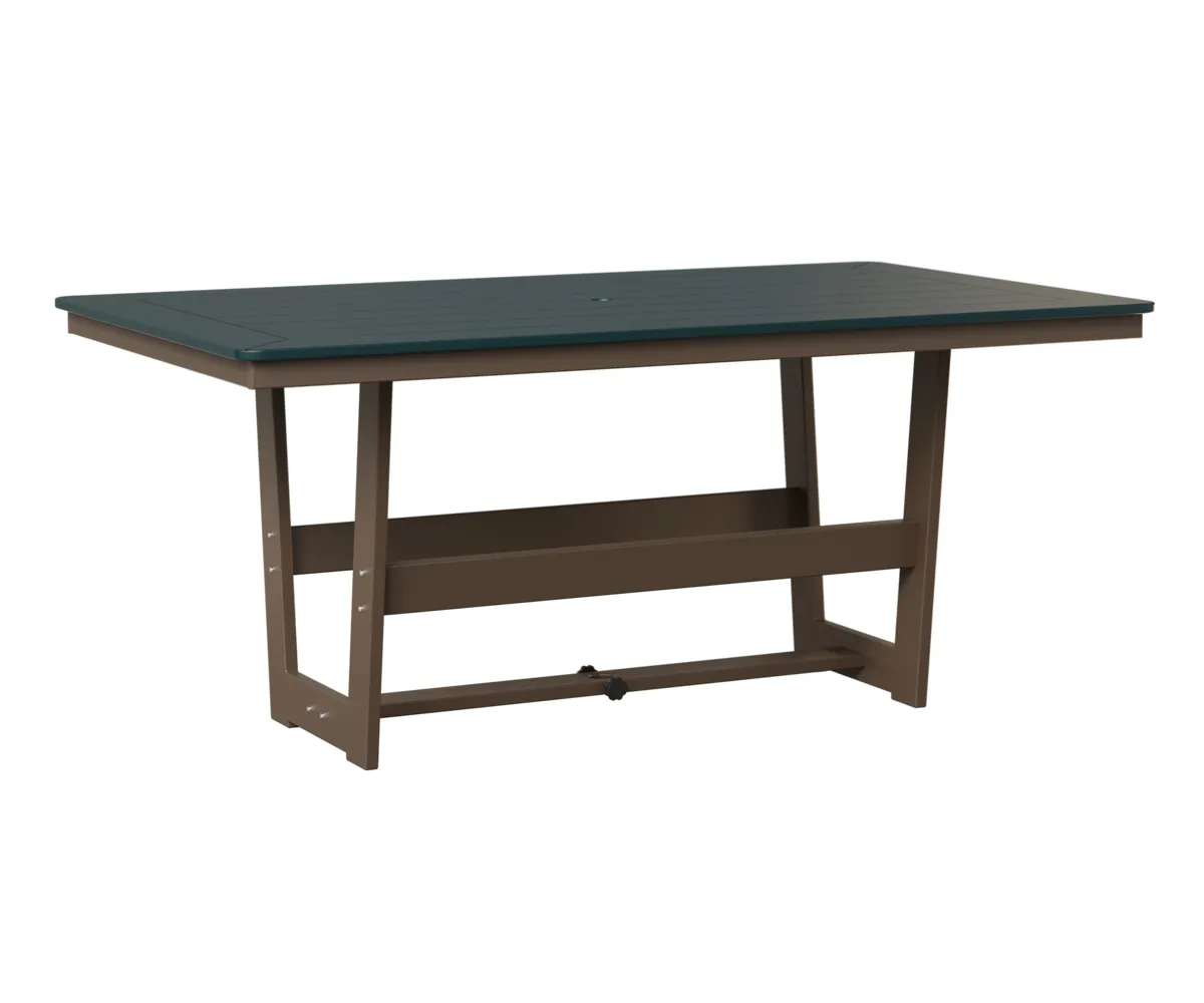 Hudson 40" x 70" Rectangular Dining Table by Berlin Gardens - MGP Berry, MGP Clay Hudson 40" x 70" Rectangular Dining Table by Berlin Gardens - 191-HRMT4070D